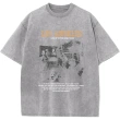 TTgarment Custom Made Washed Distressed 230g Oversized Graphic T-shirts GPT001