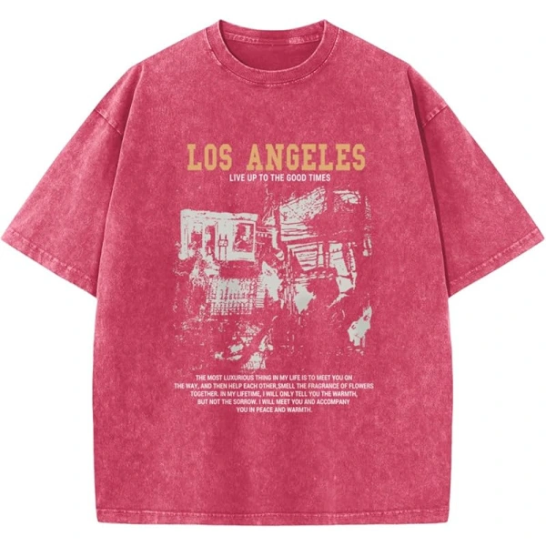 TTgarment Custom Made Washed Distressed 230g Oversized Graphic T-shirts GPT001