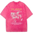 TTgarment Custom Made Washed Distressed 230g Oversized Graphic T-shirts GPT001