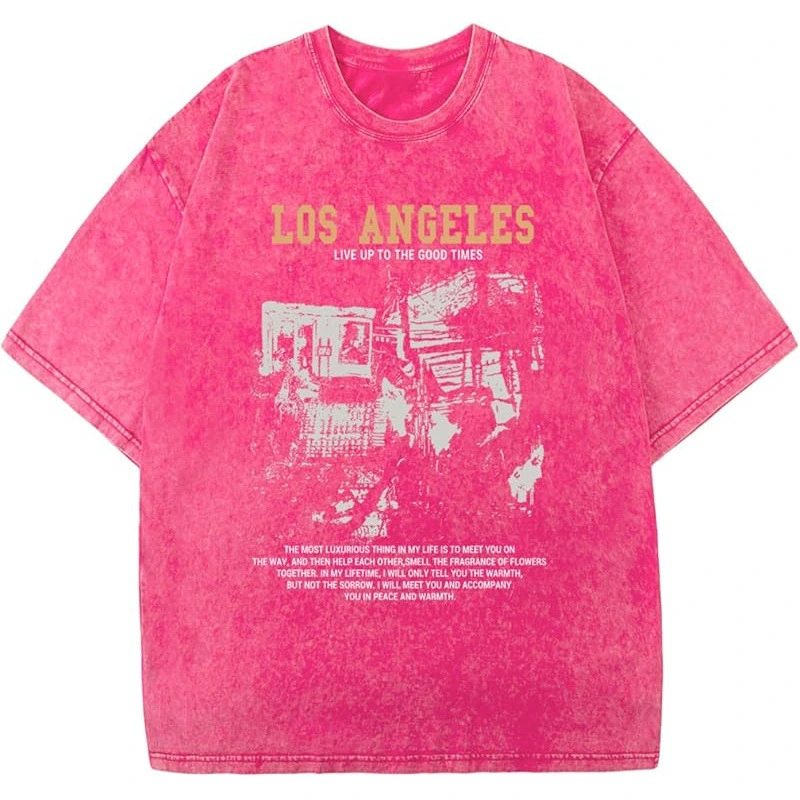 TTgarment Custom Made Washed Distressed 230g Oversized Graphic T-shirts GPT001