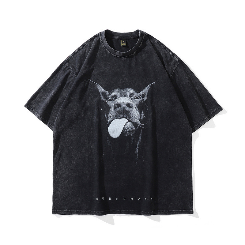 TTgarment Custom Made Wholesale Foreign Trade Print Short-sleeve T-shirt for Men GPT004