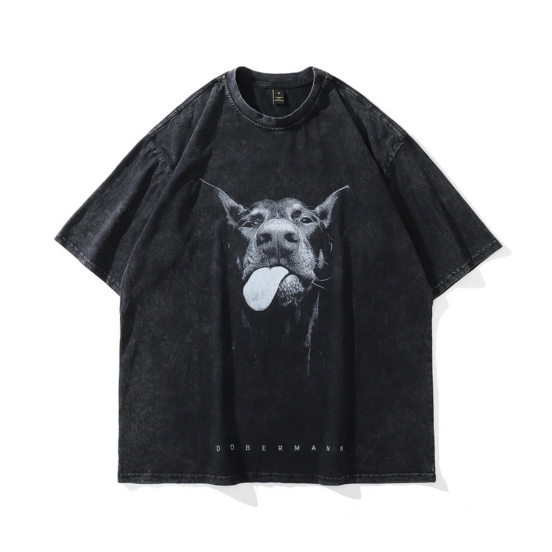 TTgarment Custom Made Wholesale Foreign Trade Print Short-sleeve T-shirt for Men GPT004