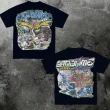 TTgarment Custom Made Y2k Graffiti Print Trendy Brand Oversized Loose Couple T-shirt GPT006