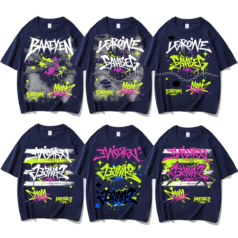 TTgarment  Custom Drop-shoulder Men's Graphic Oversized T-shirt GPT009