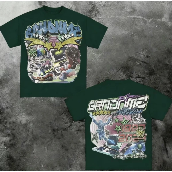 TTgarment Custom Design Graphic T-shirt Men's Heavy Streetwear Custom Pattern Print GPT006-1