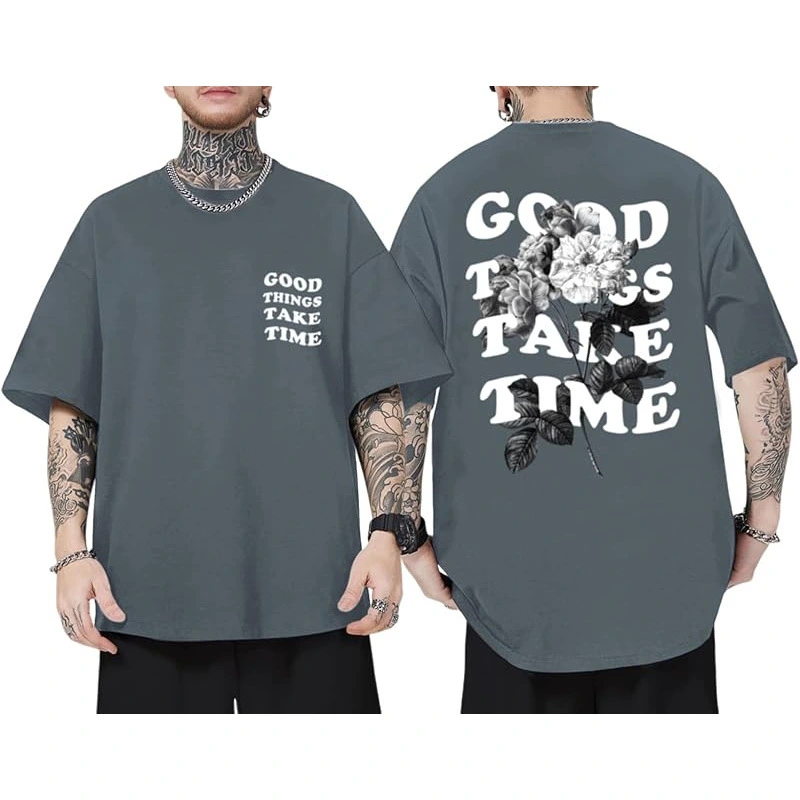 TTgarment Custom Cross-border European Size Vintage Graphic Tees GPT002-1