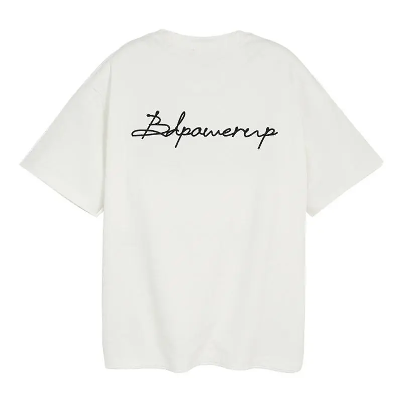 TTgarment Custom Design Breathable Chain Stitch Logo Promotional T Shirt CSL001