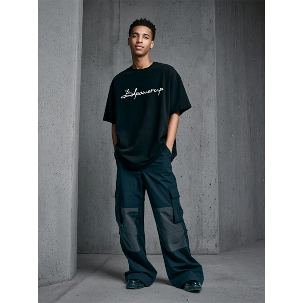 TTgarment Custom Design Breathable Chain Stitch Logo Promotional T Shirt CSL001
