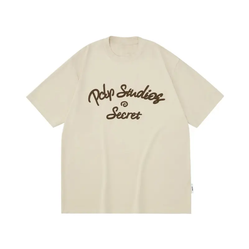 TTgarment Chain Stitch Logo Designer Men T-Shirt CSL002
