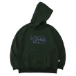 TTgarment Men's Oversized Hoodies Chain Stitch Logo Pullover Hoodie CSL004