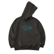 TTgarment Men's Oversized Hoodies Chain Stitch Logo Pullover Hoodie CSL004