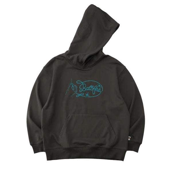 TTgarment Men's Oversized Hoodies Chain Stitch Logo Pullover Hoodie CSL004