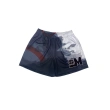 TTgarment  High-street style color-blocked printed mesh athletic shorts, loose and casual five-quarter length pants  U445