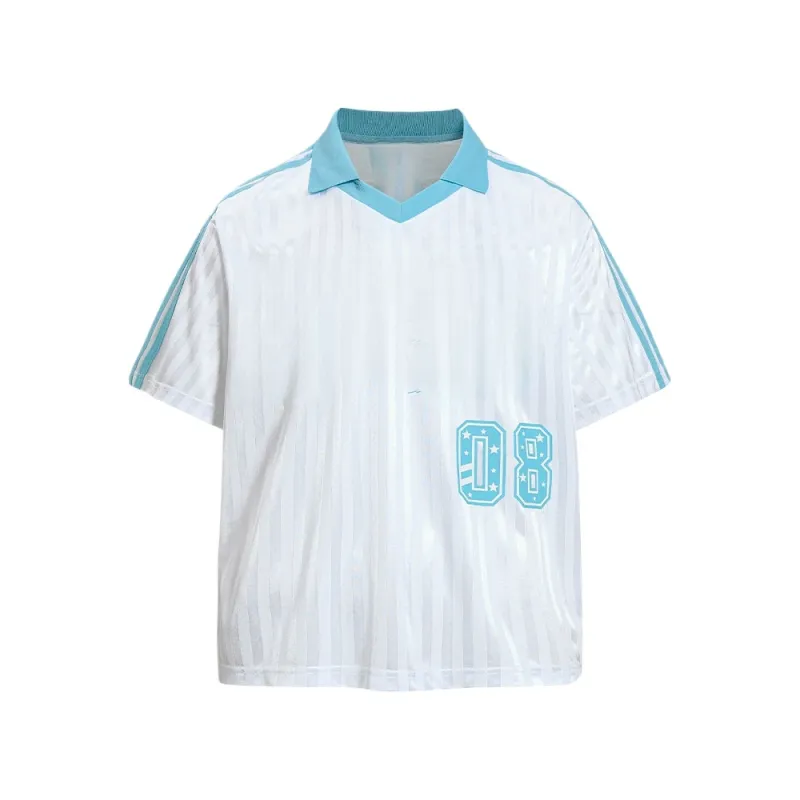 TTgarment American Retro Casual Style Sports Striped Short-sleeve T-shirt For Men SJT010 