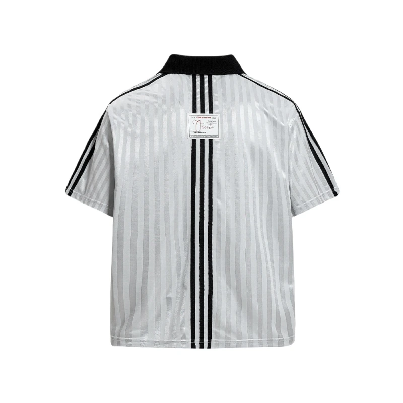 TTgarment American Retro Casual Style Sports Striped Short-sleeve T-shirt For Men SJT010 