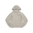 TTgarment Custom Made Faux mohair  Men Zip up Loose Casual Hoodie Coat Vintage MA002