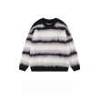 TTgarment Custom Made Faux mohair  Loose Crew Neck Fluffy Knitted Pullover  MA003