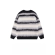 TTgarment Custom Made Faux mohair  Loose Crew Neck Fluffy Knitted Pullover  MA003
