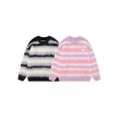TTgarment Custom Made Faux mohair  Loose Crew Neck Fluffy Knitted Pullover  MA003