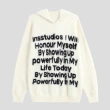 TTgarment Custom Made Faux mohair Fuzzy Knit Sweater Men Oversized Letter Print MA004