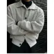 TTgarment Custom Made Faux Mohair Crew Neck Sweater Oversized Outerwear MA007