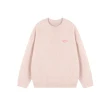 TTgarment Custom Made Embroidery Logo Faux Mohair Crew Neck Sweater Oversized MA009