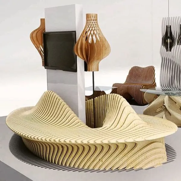Tree pool seat series