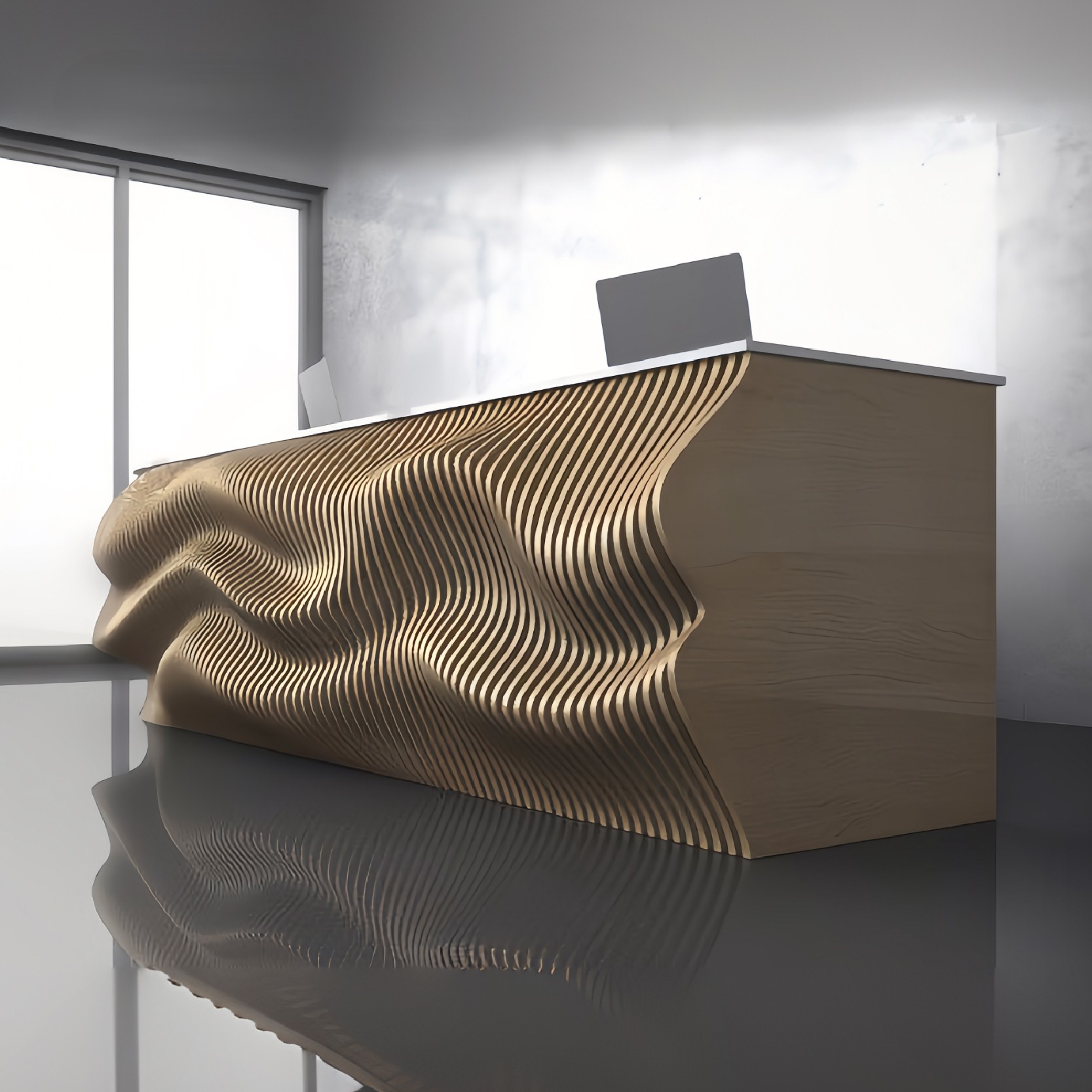 Reception desk