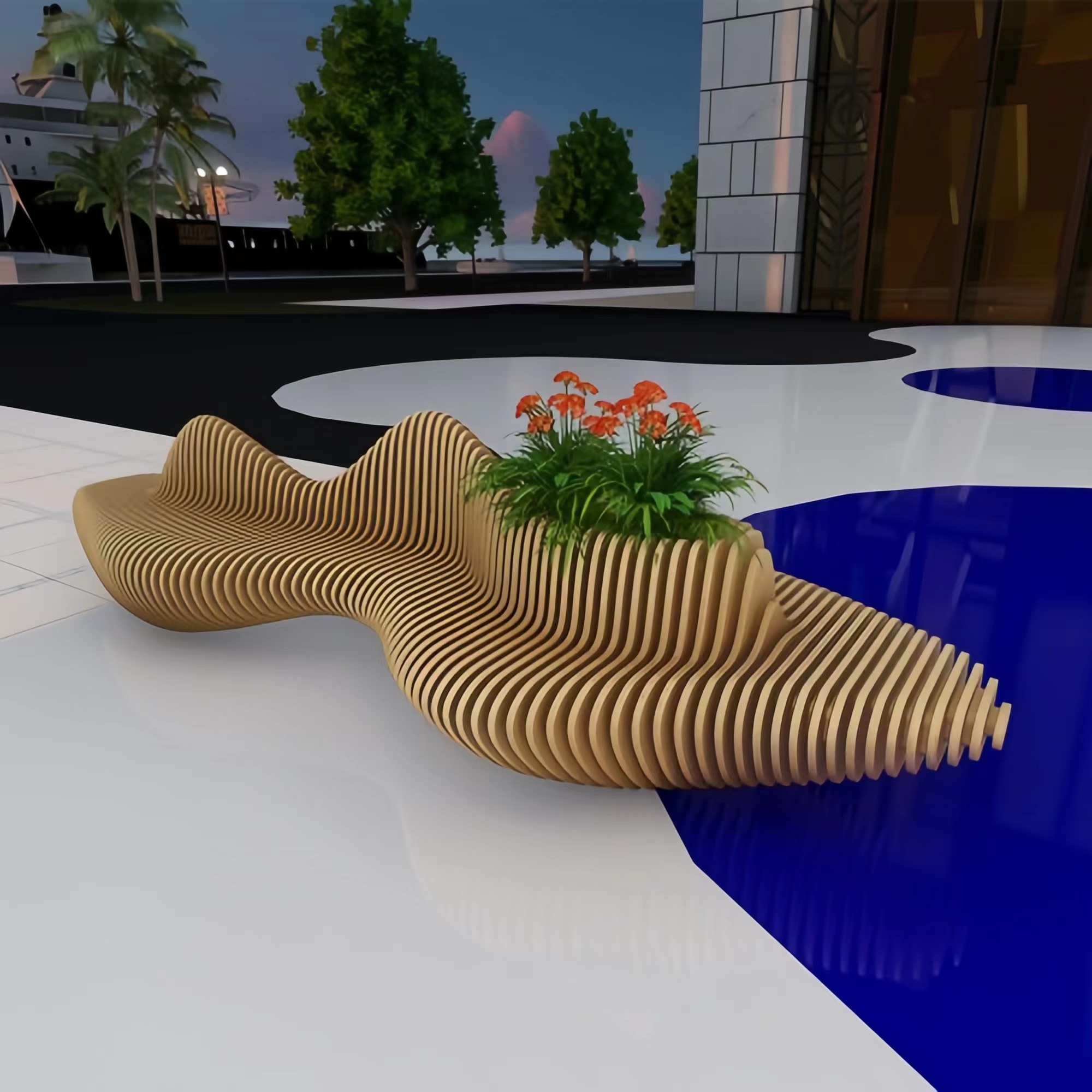 Seat planters