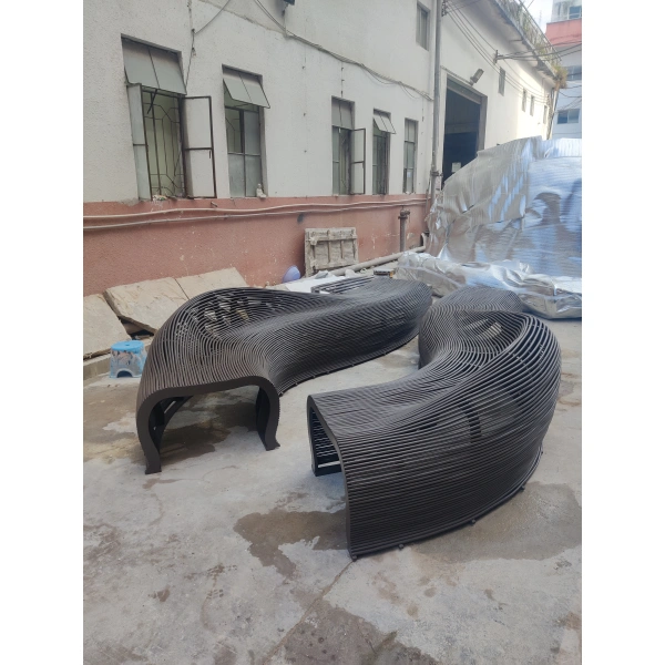 Solid Teak Handwoven Bench