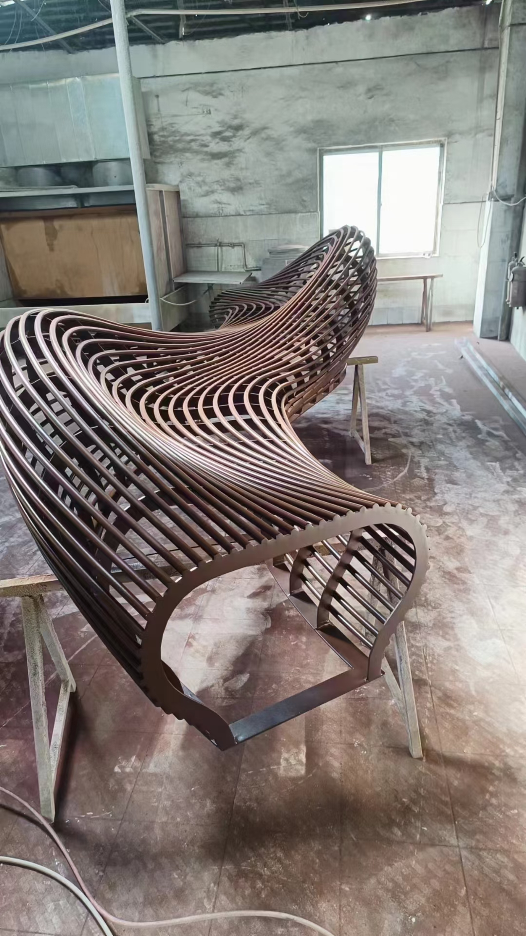 Solid Teak Handwoven Bench