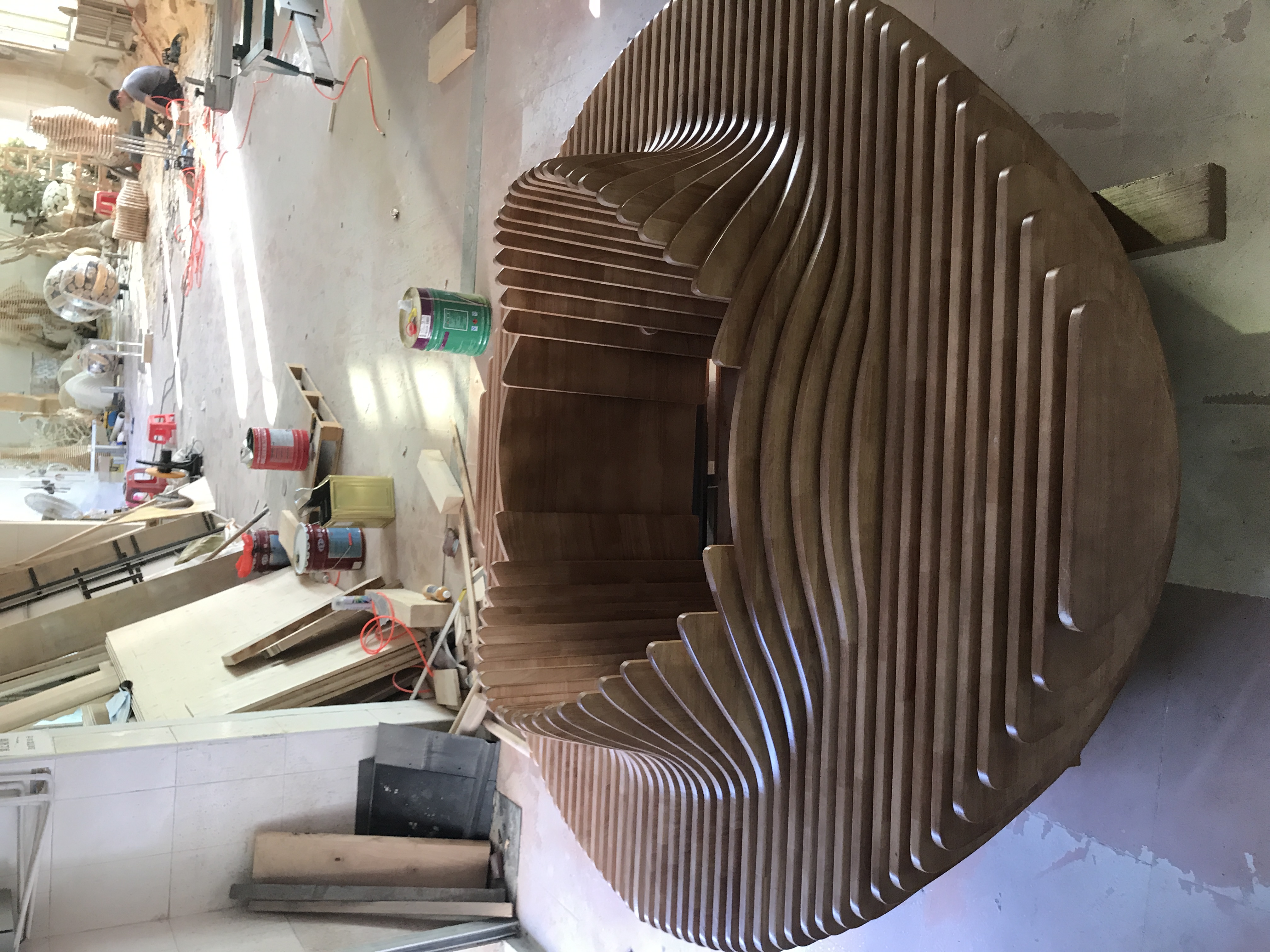 Tree pool seat series