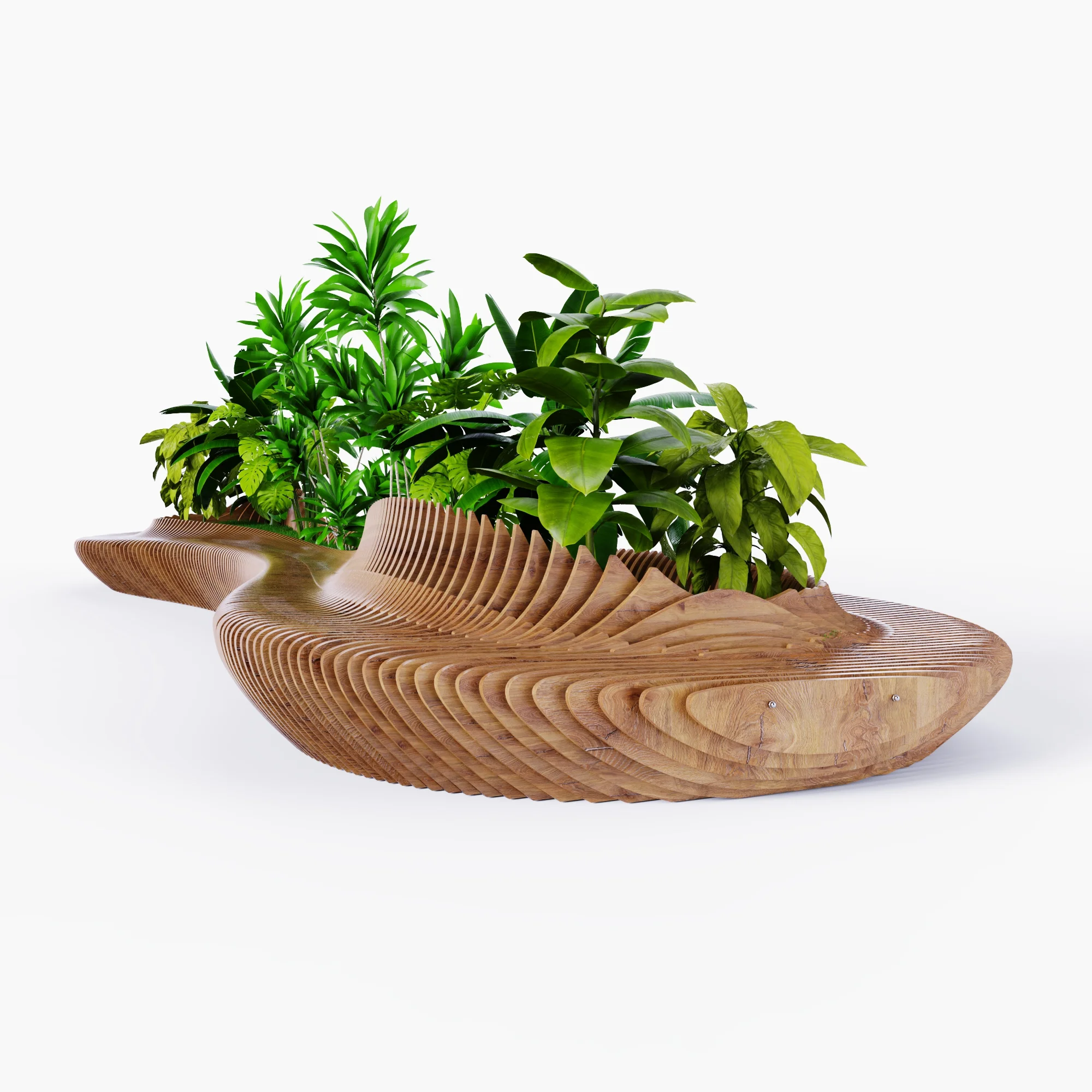 Tree pool seat series