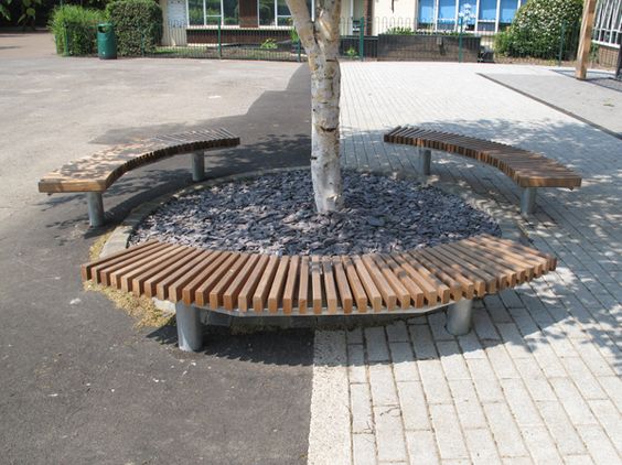 Tree pool seat series