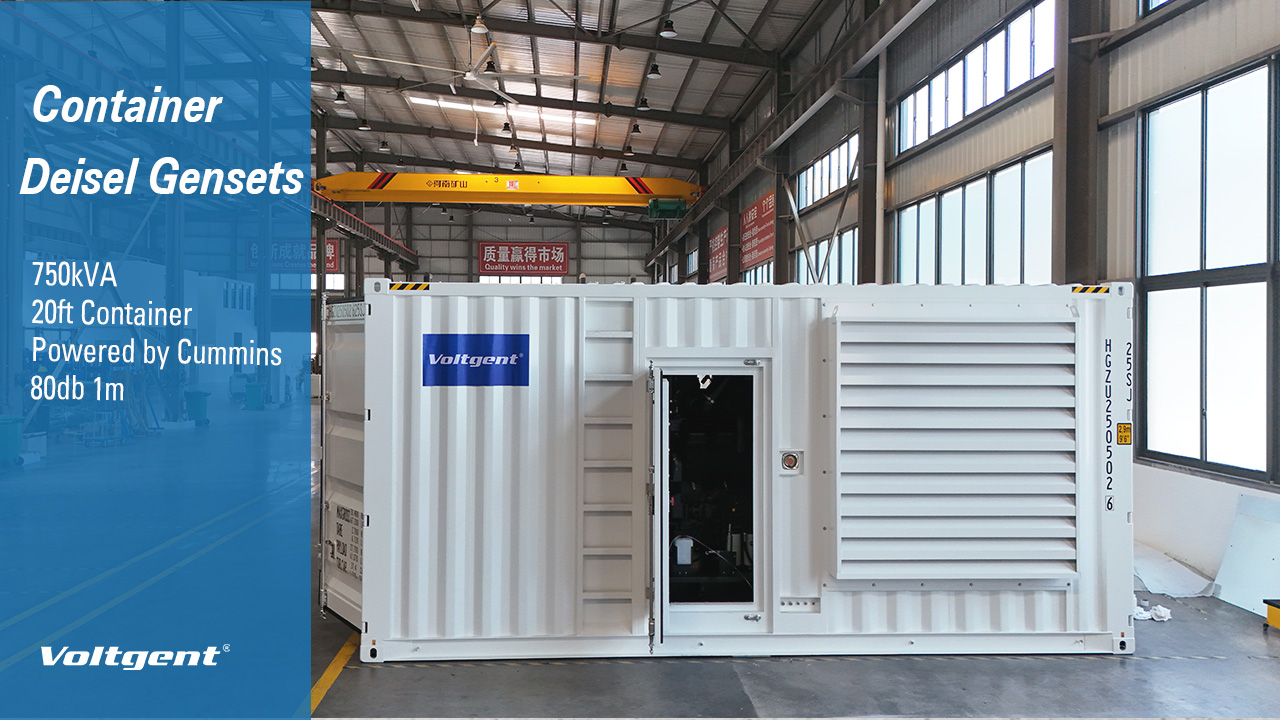 Grupo electrógeno en contenedor Cummins de 750 kVA