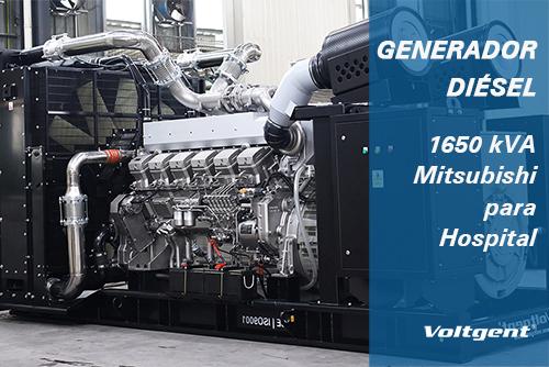 Grupo electrógeno diésel de 1650 kVA para hospital