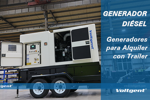 Generadores diésel para flotas de alquiler: fáciles de mover, mantener y operar