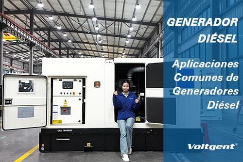 Aplicaciones comunes de generadores diésel
