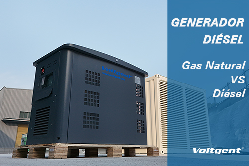 Diferencias entre generadores de gas natural y diésel