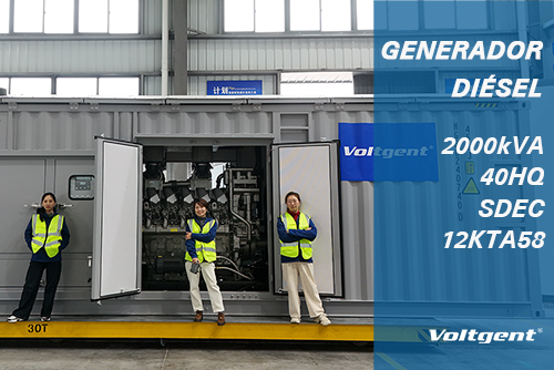 Generadores diésel sdec de 12 kTA58: potencia de alta eficiencia de 680 a 2500 kVA para aplicaciones críticas.