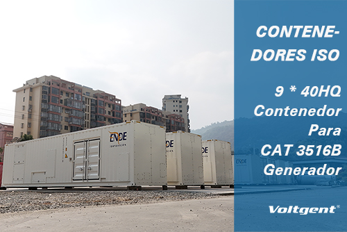 Soluciones de contenedores personalizadas para grupos electrógenos Caterpillar 3518B