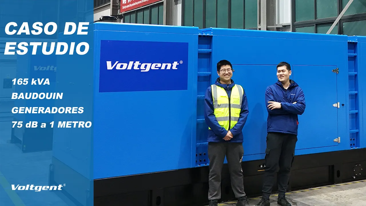 Grupo electrógeno de dosel súper silencioso de 165 kVA