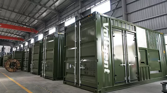 Sistema de energía para contenedores de 20 pies