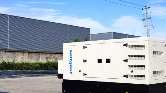 Conjunto de dosel de 150 kVA, alimentado por Cummins