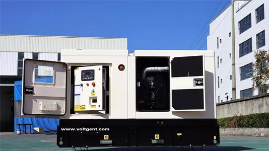 Conjunto de dosel de 66 kVA, accionado por Perkins