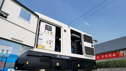 Conjunto de dosel de 110 kVA, alimentado por Baudouin