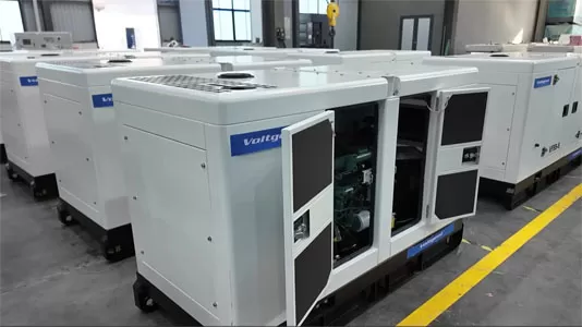 Grupo electrógeno silencioso de 33 kVA alimentado por FAW