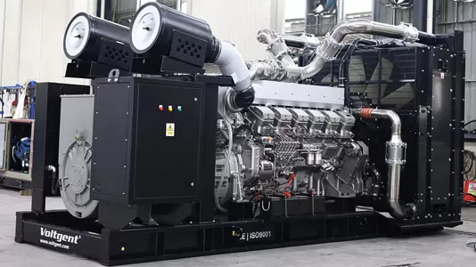 Grupo electrógeno de 1650 kVA, impulsado por Mitsubishi