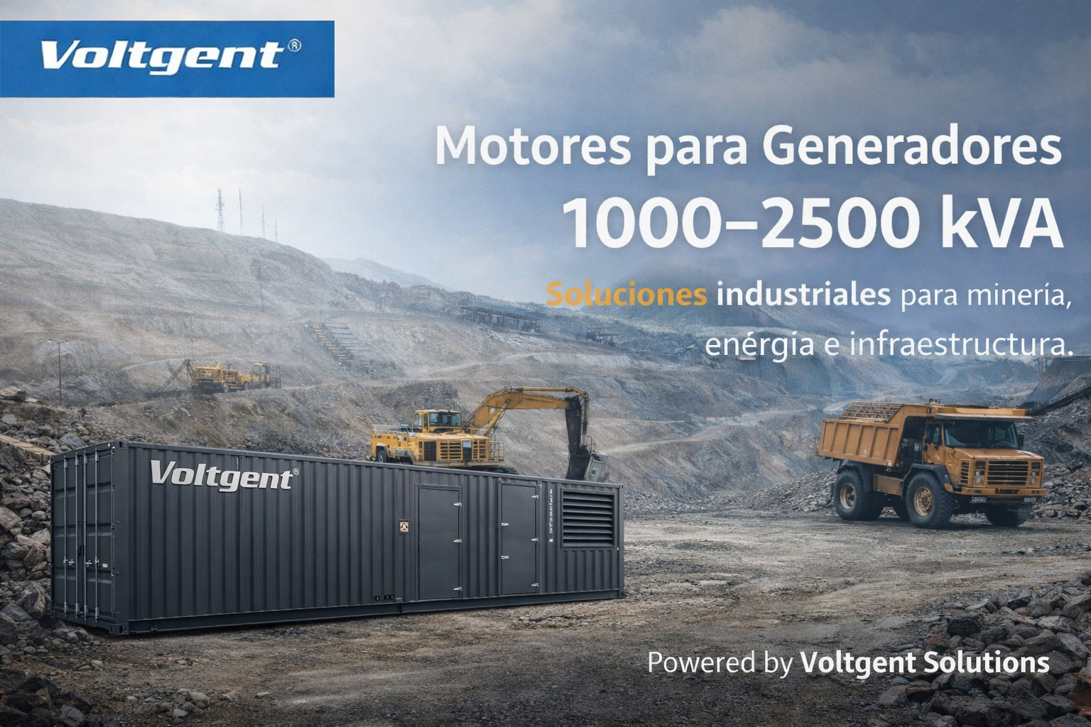 Mejores Motores para Generadores 1000–2500 kVA | Cummins, MTU y más