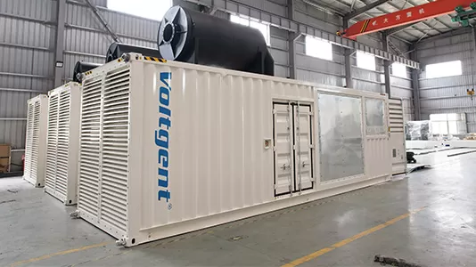 Grupos electrógenos en contenedores de 30 pies para hospitales